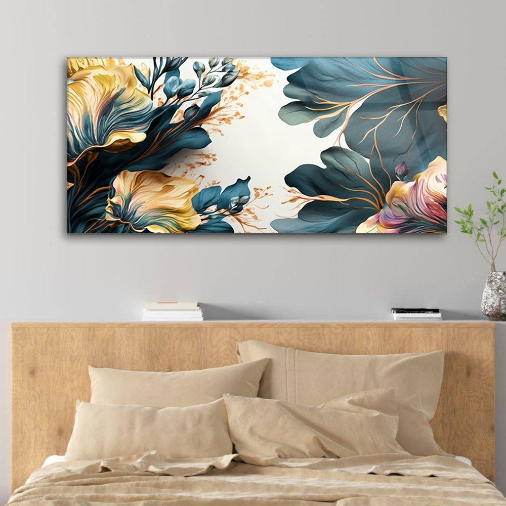 Watercolor Floral Beauty: Elegant Wall Art