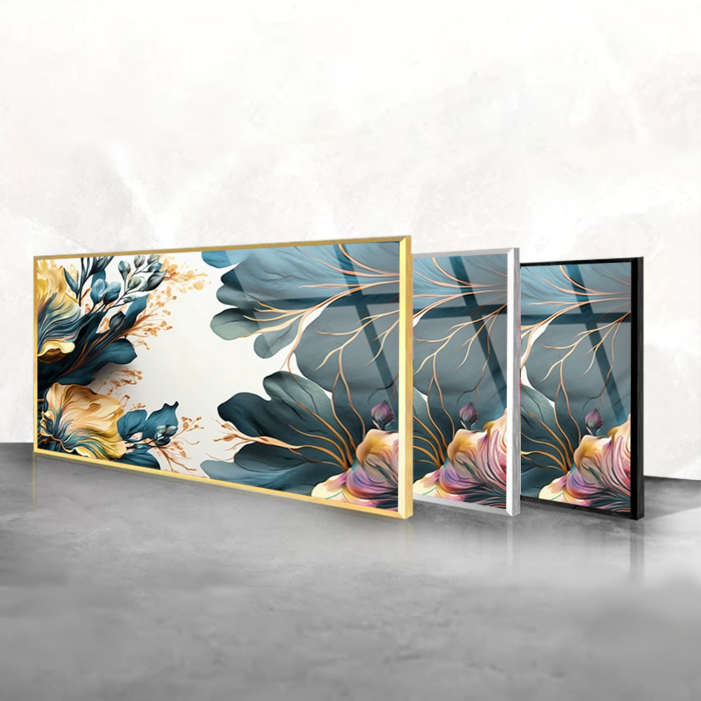 Watercolor Floral Beauty: Elegant Wall Art