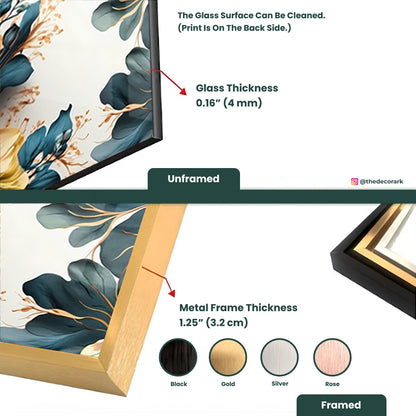 Watercolor Floral Beauty: Elegant Wall Art