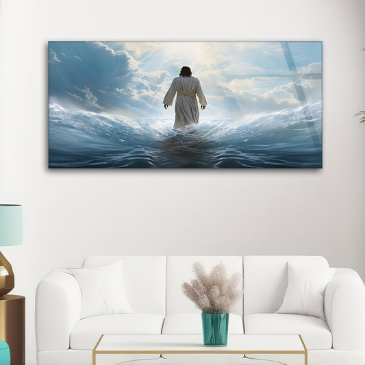 Jesus in the Water: Divine Presence in Glass