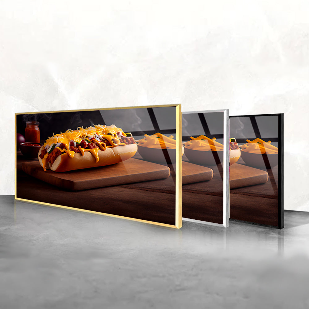 Grilled Beef Hot Dog with Ketchup: Snack Kitchen Art