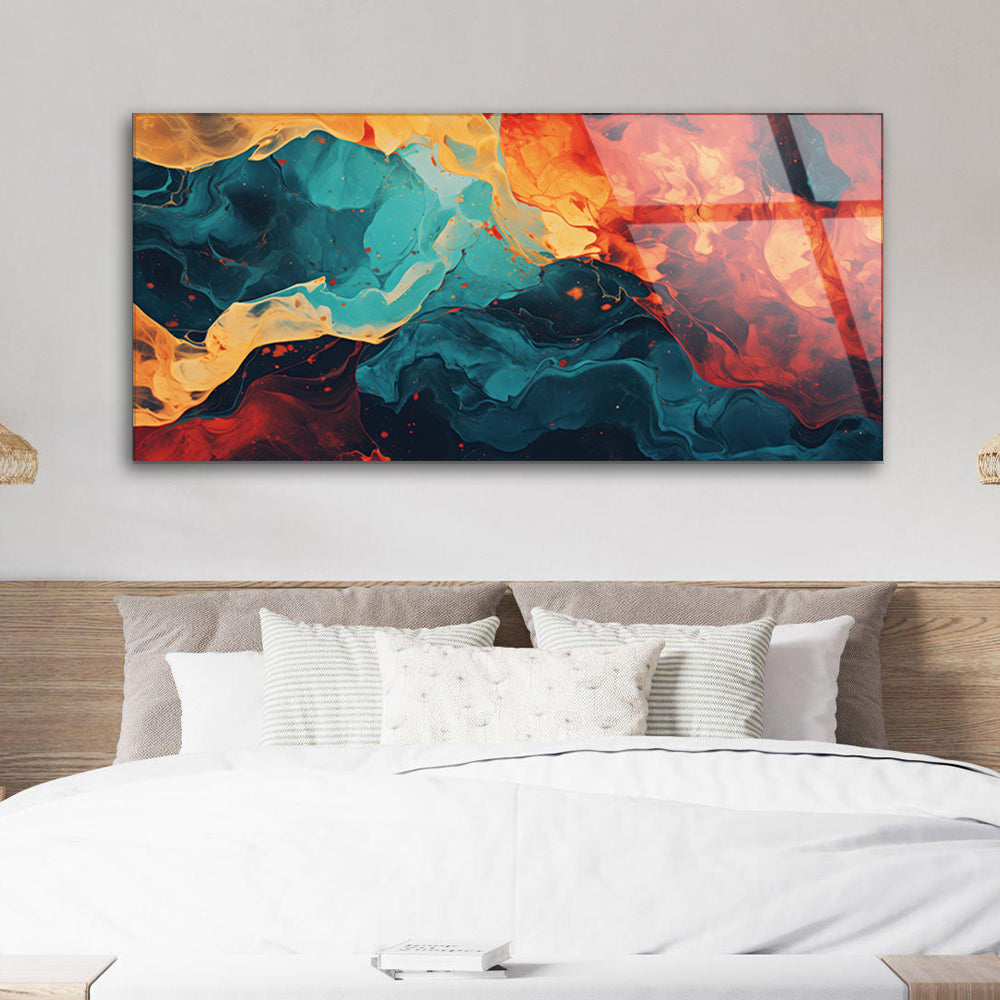 Colorful Marble Painting: Modern Abstract Art