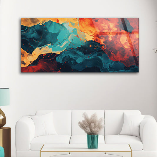 Colorful Marble Painting: Modern Abstract Art
