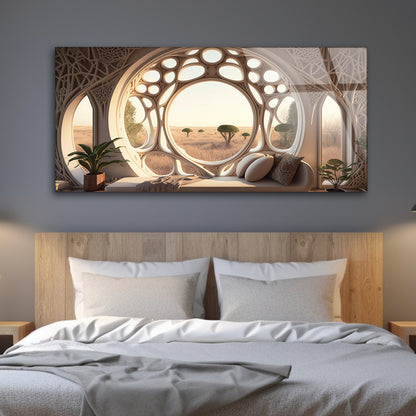 Luxe Interior Vision: Tempered Glass Design Art