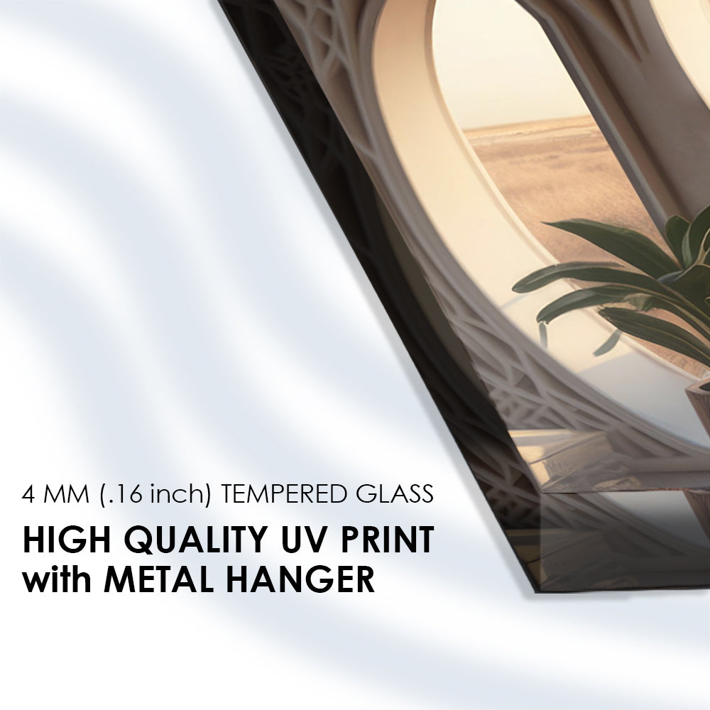 Luxe Interior Vision: Tempered Glass Design Art