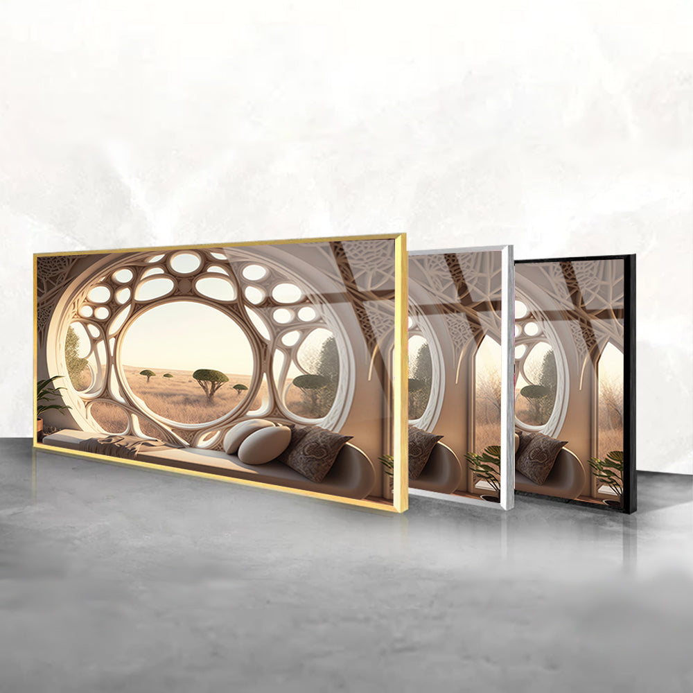 Luxe Interior Vision: Tempered Glass Design Art