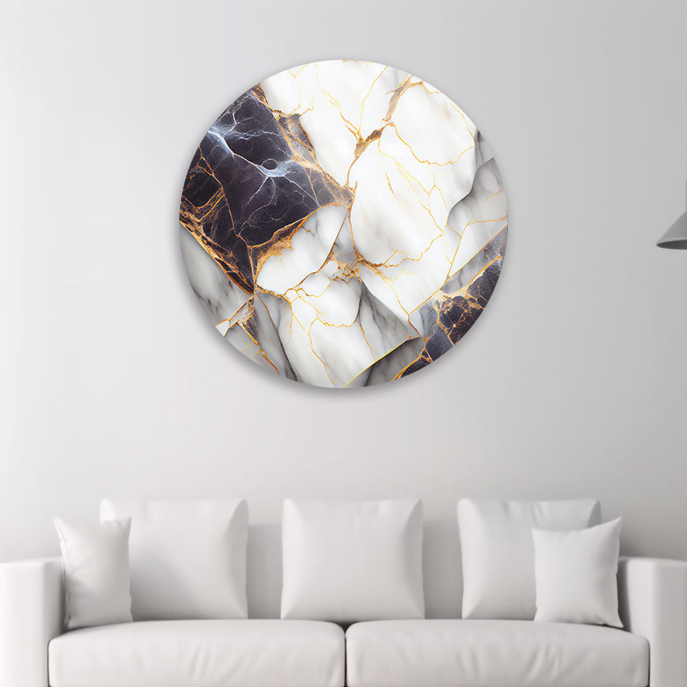 Marble Chroma Elegance Glass Decor