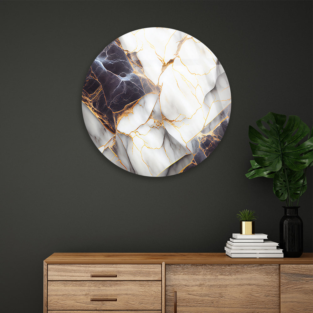 Marble Chroma Elegance Glass Decor