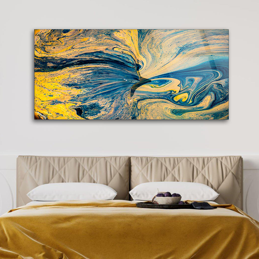 Colorful Fluidity: Tempered Glass Painting