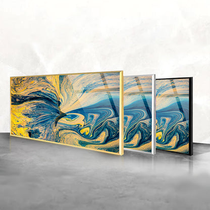 Colorful Fluidity: Tempered Glass Painting