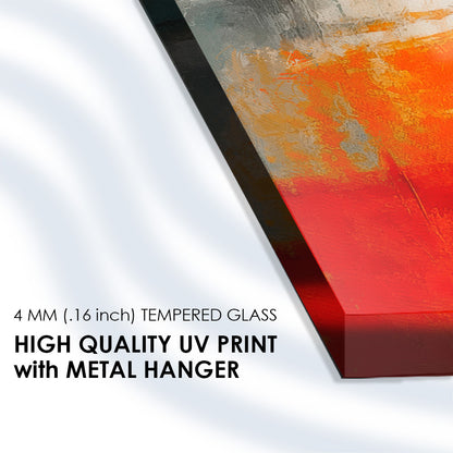 Modern Colors: Tempered Glass Wall Art