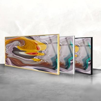 Liquid Marble Trend: Tempered Glass Wall Art