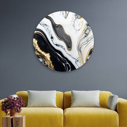 Monochrome Marble Splendor Wall Decor