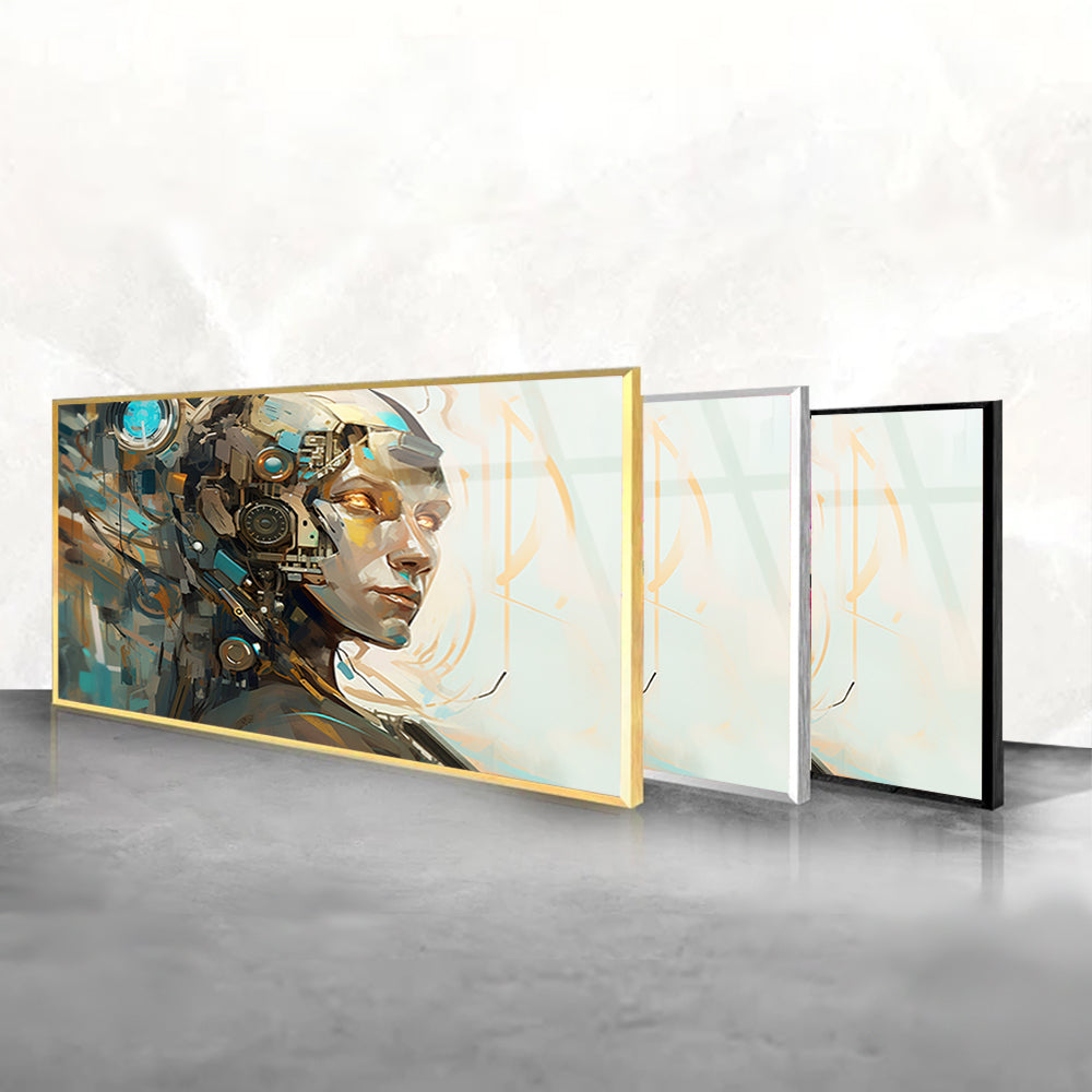 Humanoid Imperfections: Tempered Glass Artwork