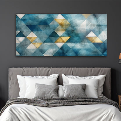 Geometric Colorburst: Tempered Glass Abstract Art