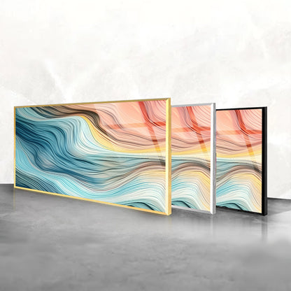Abstract marble colorful texture art