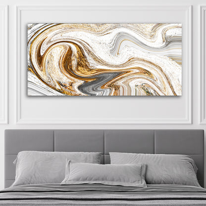 Colorful Marbling Paint: Tempered Glass Abstract Art