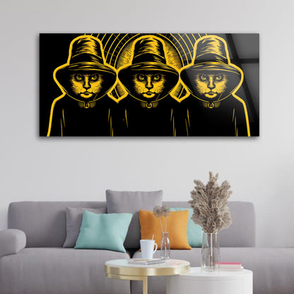 Gangster Cats: Tempered Glass Artwork