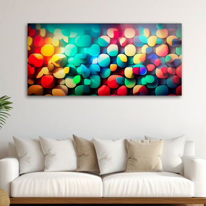 Modern mosaic color pattern art