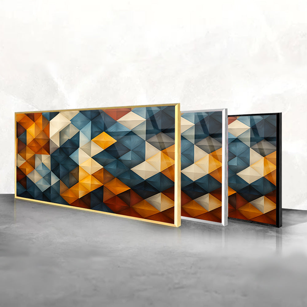 Colorful Kaleidoscope: Abstract Wall Elegance