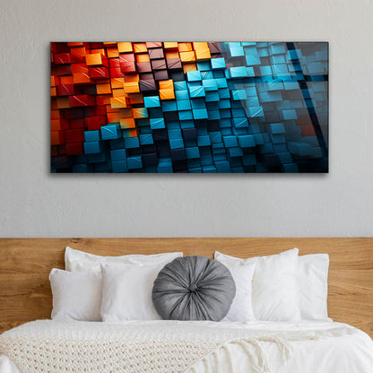 Abstract Chroma: Swirling Wall Masterpiece