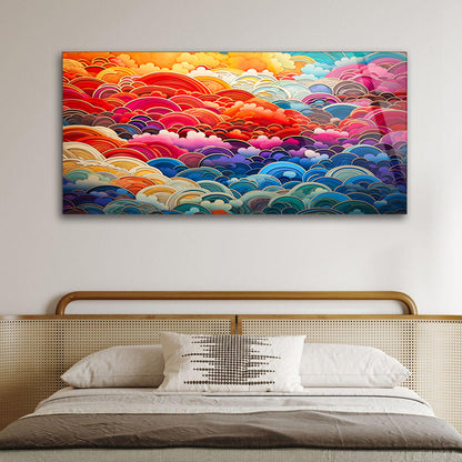 Dynamic Color Currents: Abstract Wall Euphoria